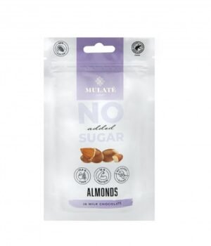 MULATE LIGHT skrudinti migdolai pieniniame šokolade