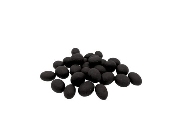 MULATE POWER BOOST Skrudinti migdolai juodajame šokolade, praturtintame baltymais, 120 g